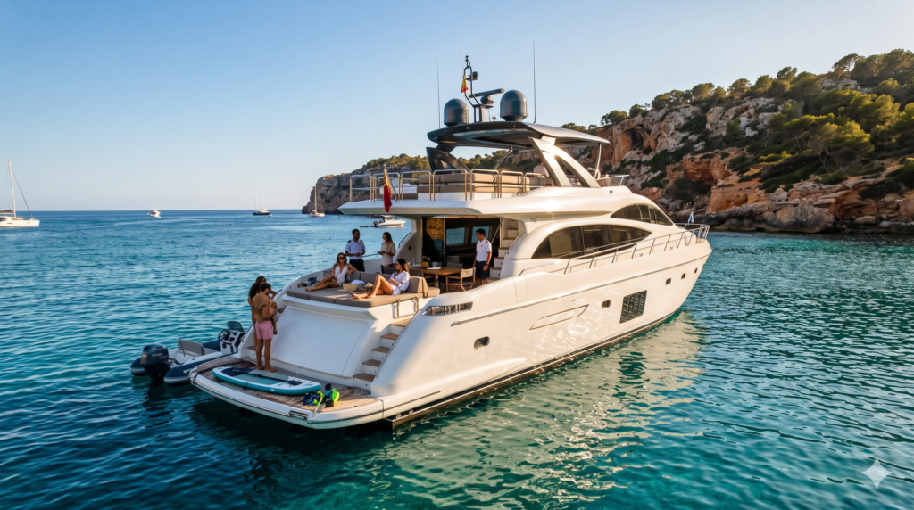 Alquiler de yates de lujo en Ibiza